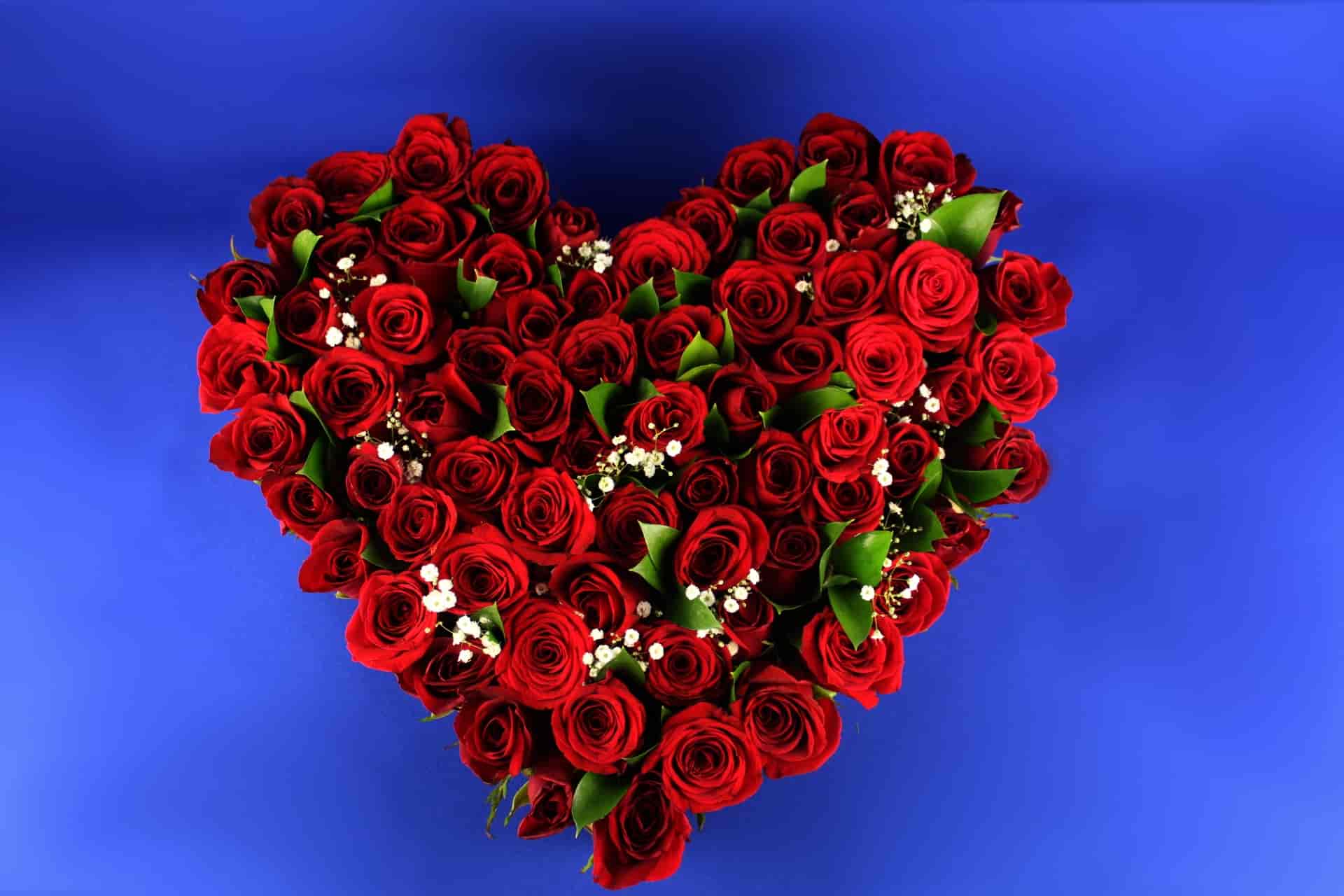 Adorno floral de amor