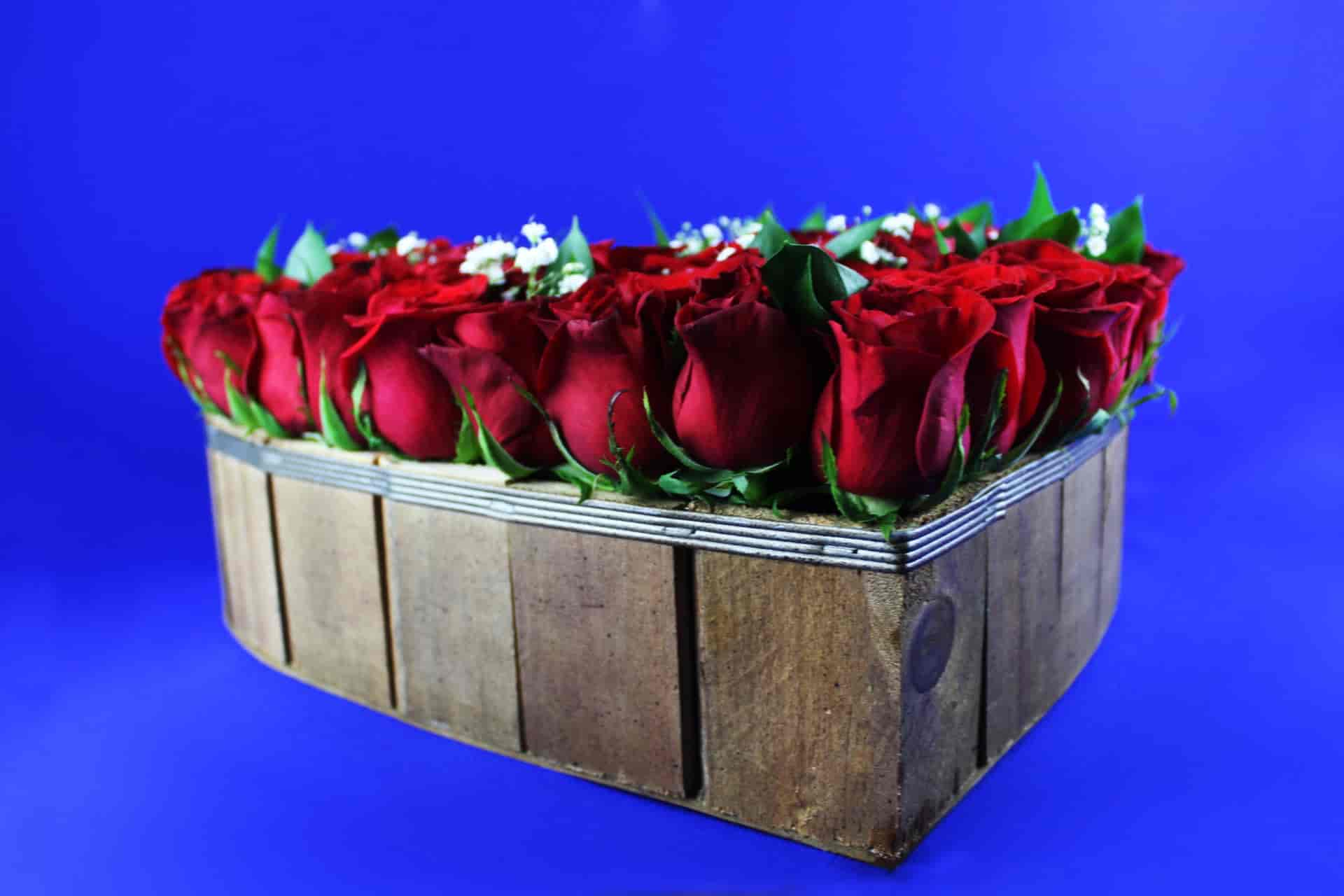 Adorno floral de amor