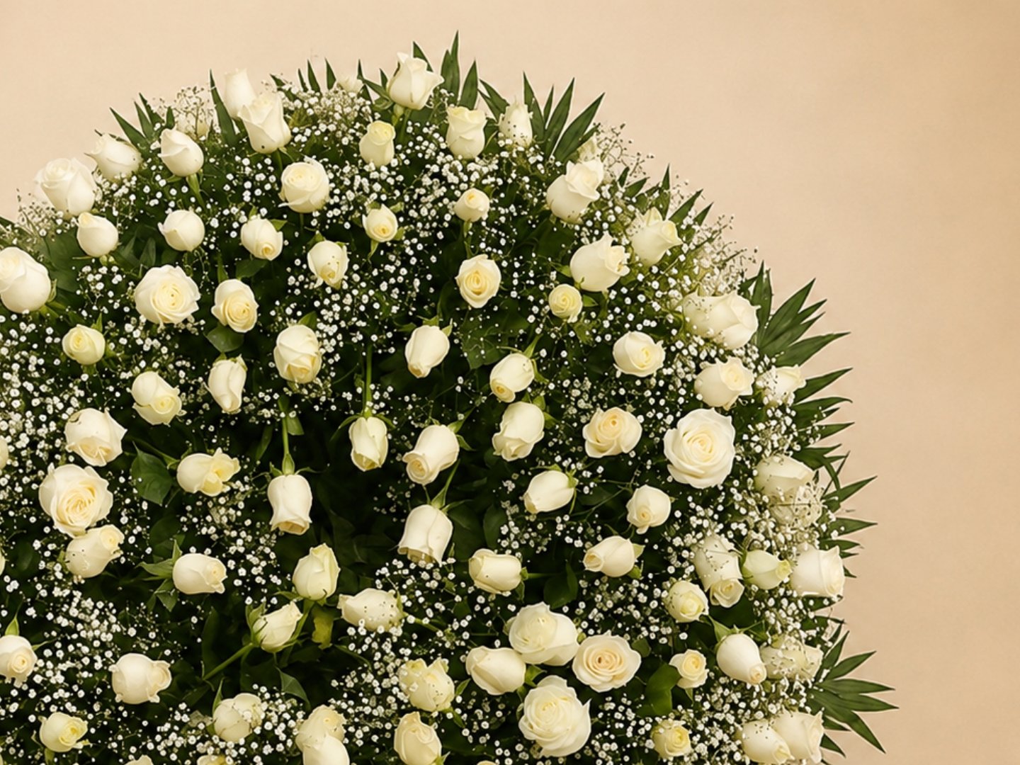 Corona Fúnebre 125 Rosas
