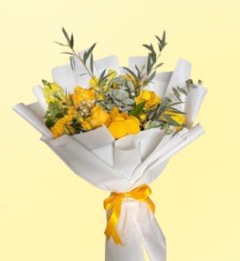 Ramo de Rosas con Perrito