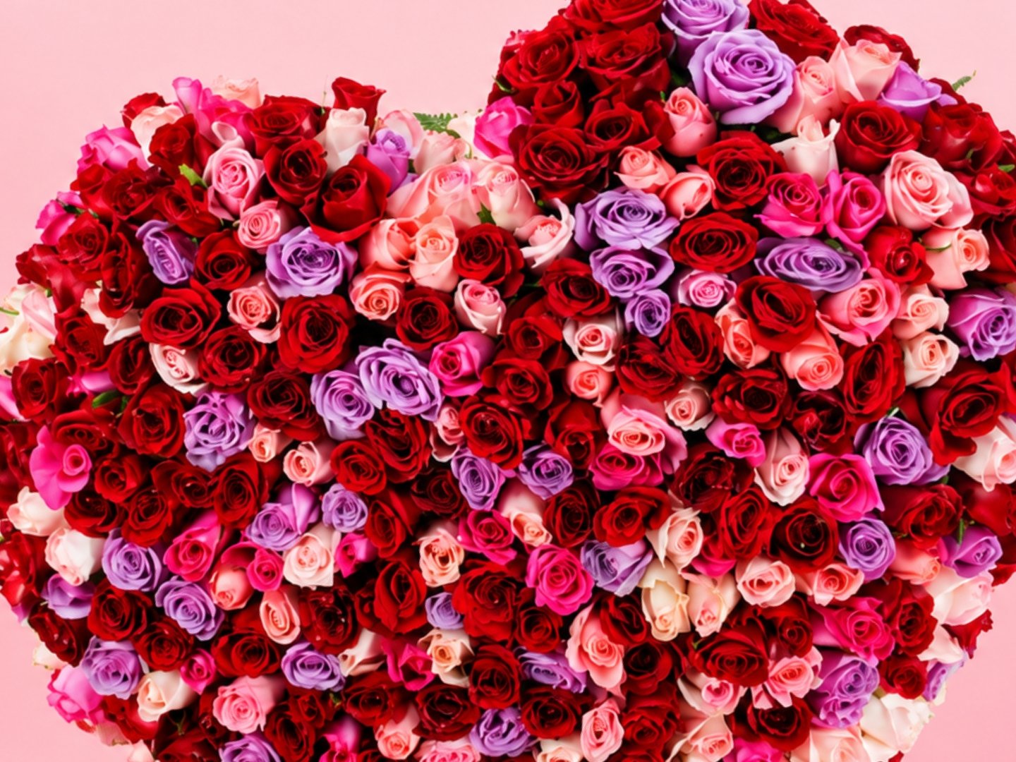 Corazón 450 Rosas