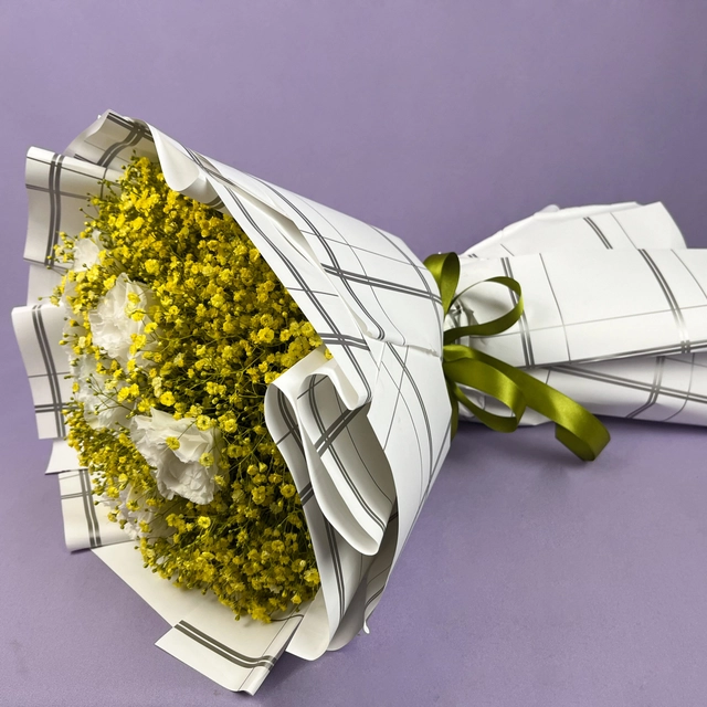 Lisianthus con baby Amarilla