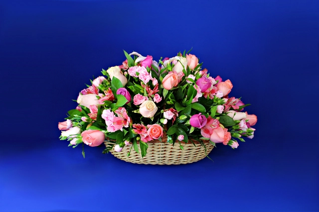 Canasta Mix 50 Rosas