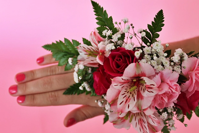 pulsera de novia con aistromeria