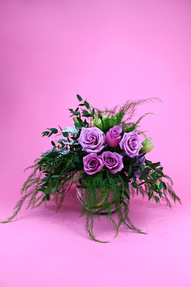 Centro de Mesa con Plumoso