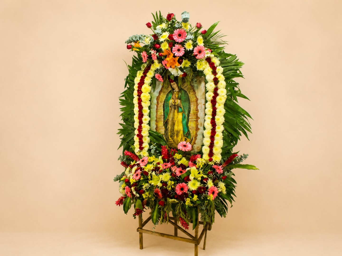 Corona de Flores Virgen de Guadalupe