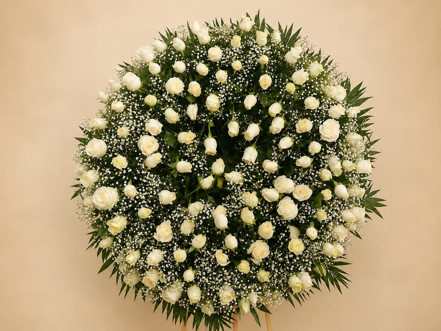 Corona Fúnebre 125 Rosas
