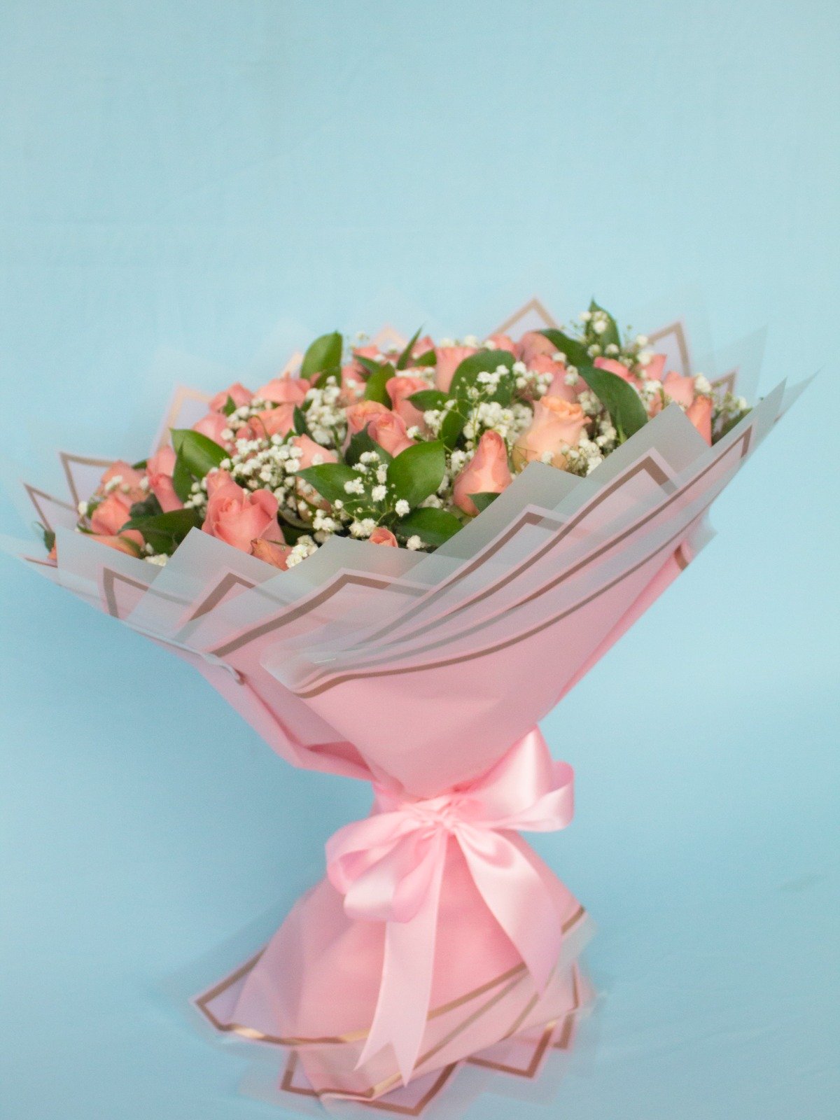 Bouquet de 50 Rosas Rosa