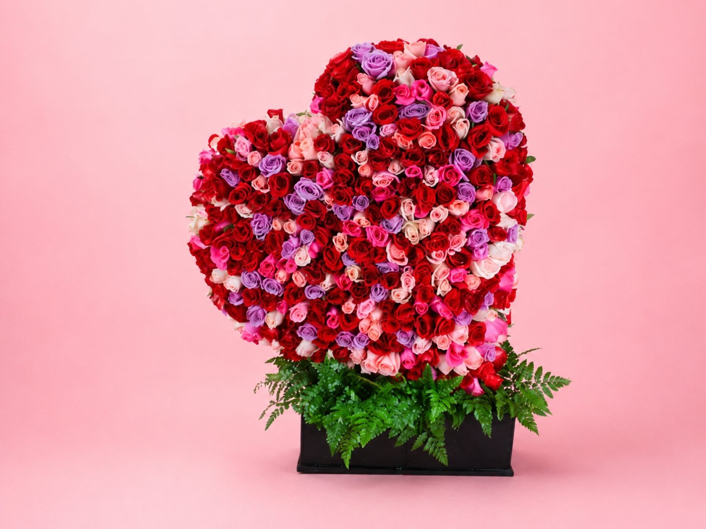 Corazón 450 Rosas