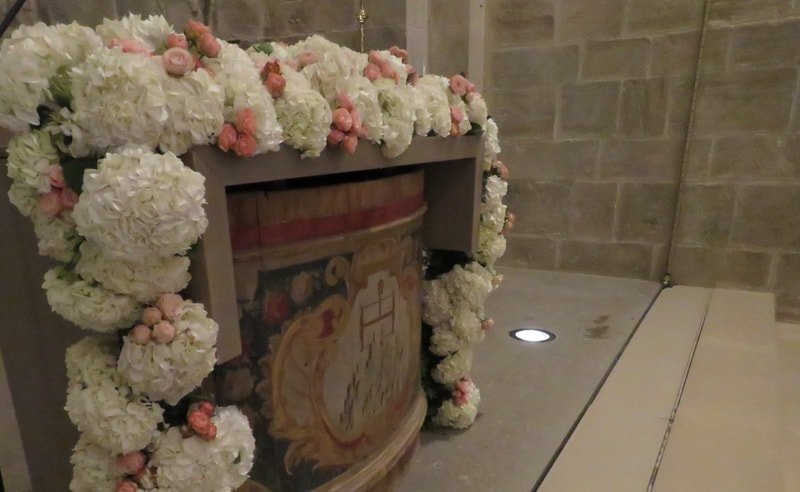 Guirnalda de Hortensias Blancas por metro