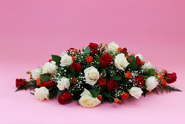 Centro de Mesa con Rosas