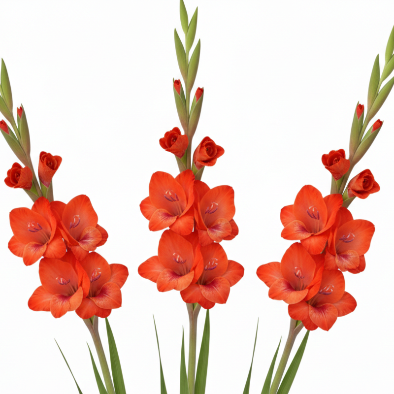 Gladiola roja