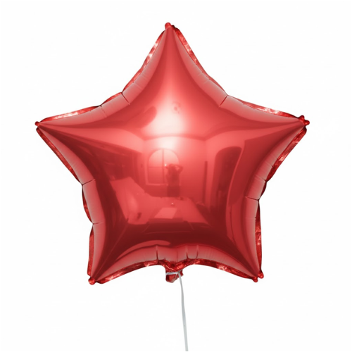 Globo con Helio en forma de Estrella